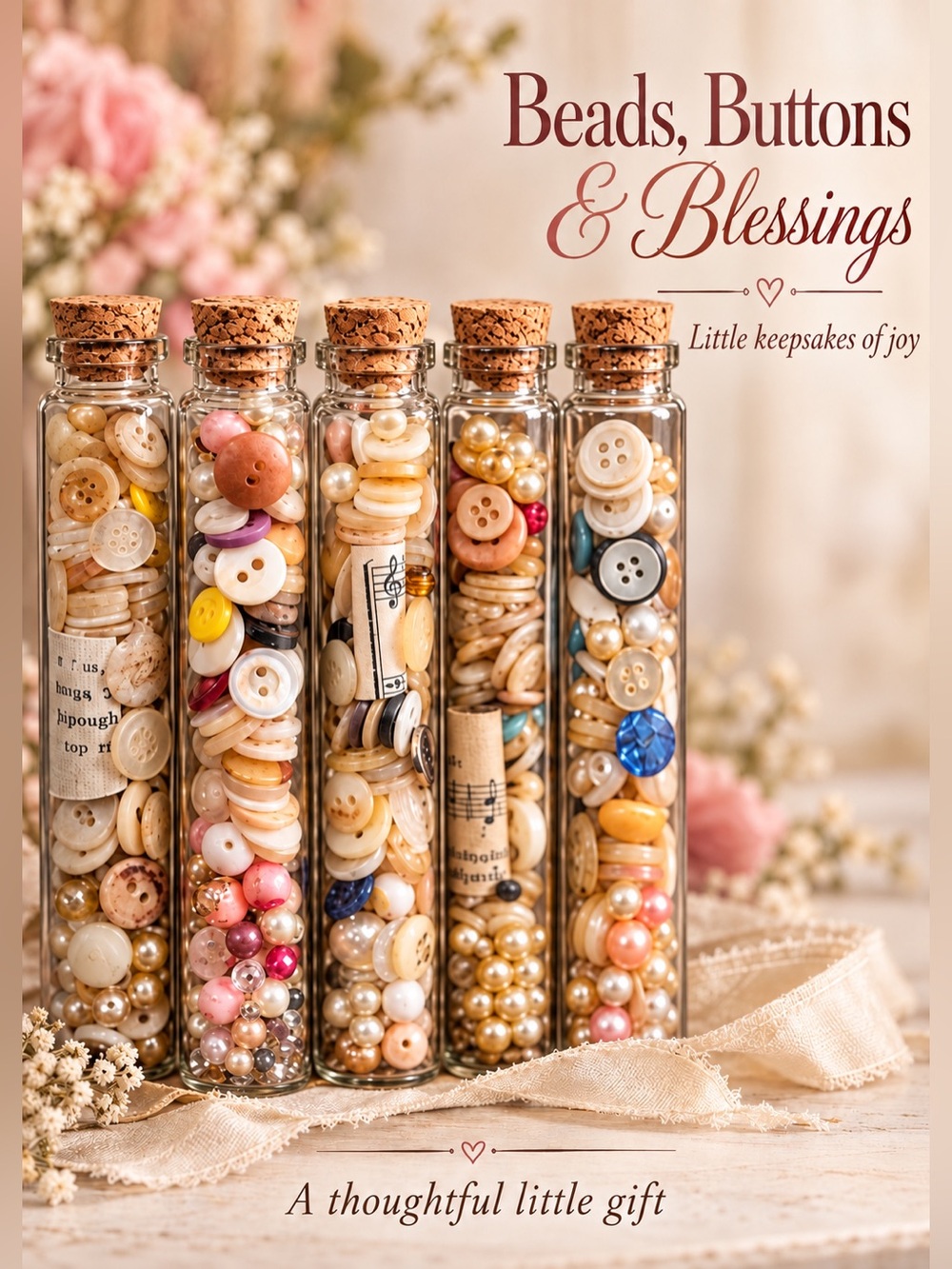 Vintage Beads, Buttons & Blessing In A Time Capsule 🎶 NWT